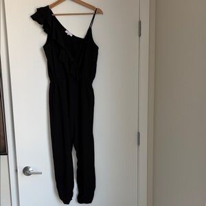 Parker Black One-Shoulder Jumpsuit